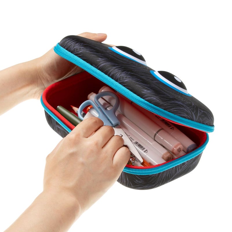 ZIPIT Beast Pencil Box for Boys, Large Capacity Fun Pencil Case for School, Stationery Organizer Box, Black - Image 5